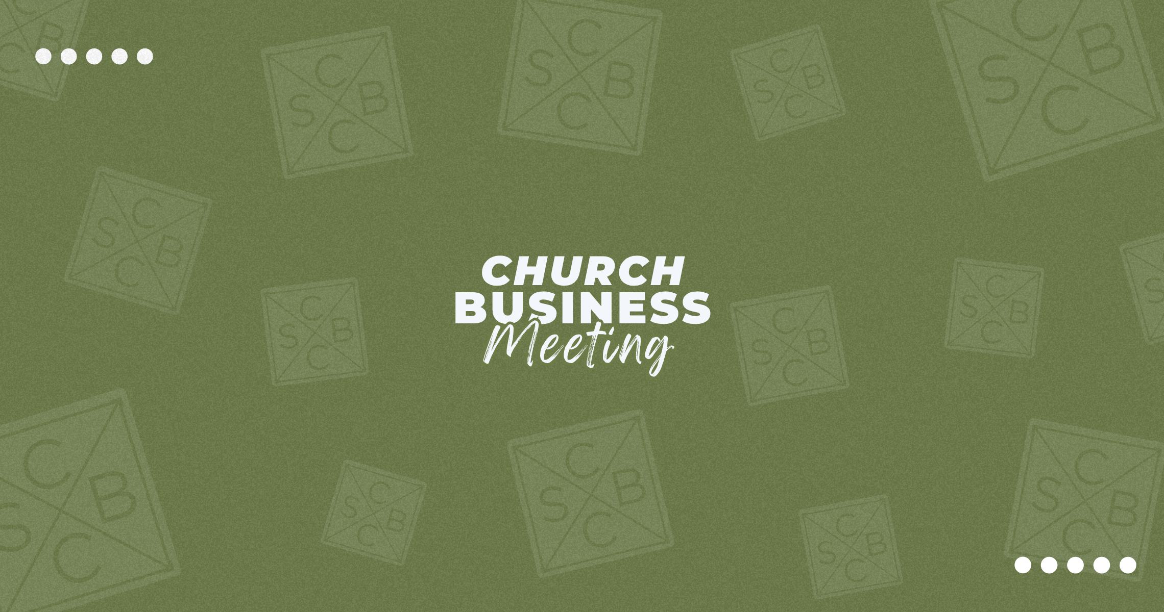 Church Business Meeting
