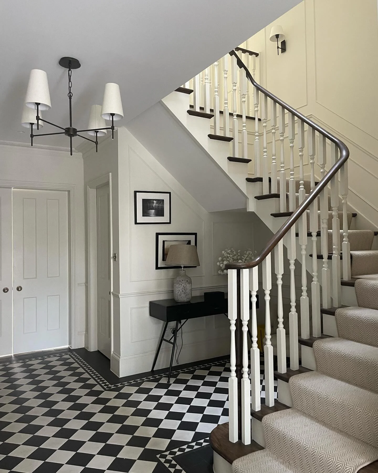 Hall of dreams. Recent project. Little Greene Portland Stone ❤️