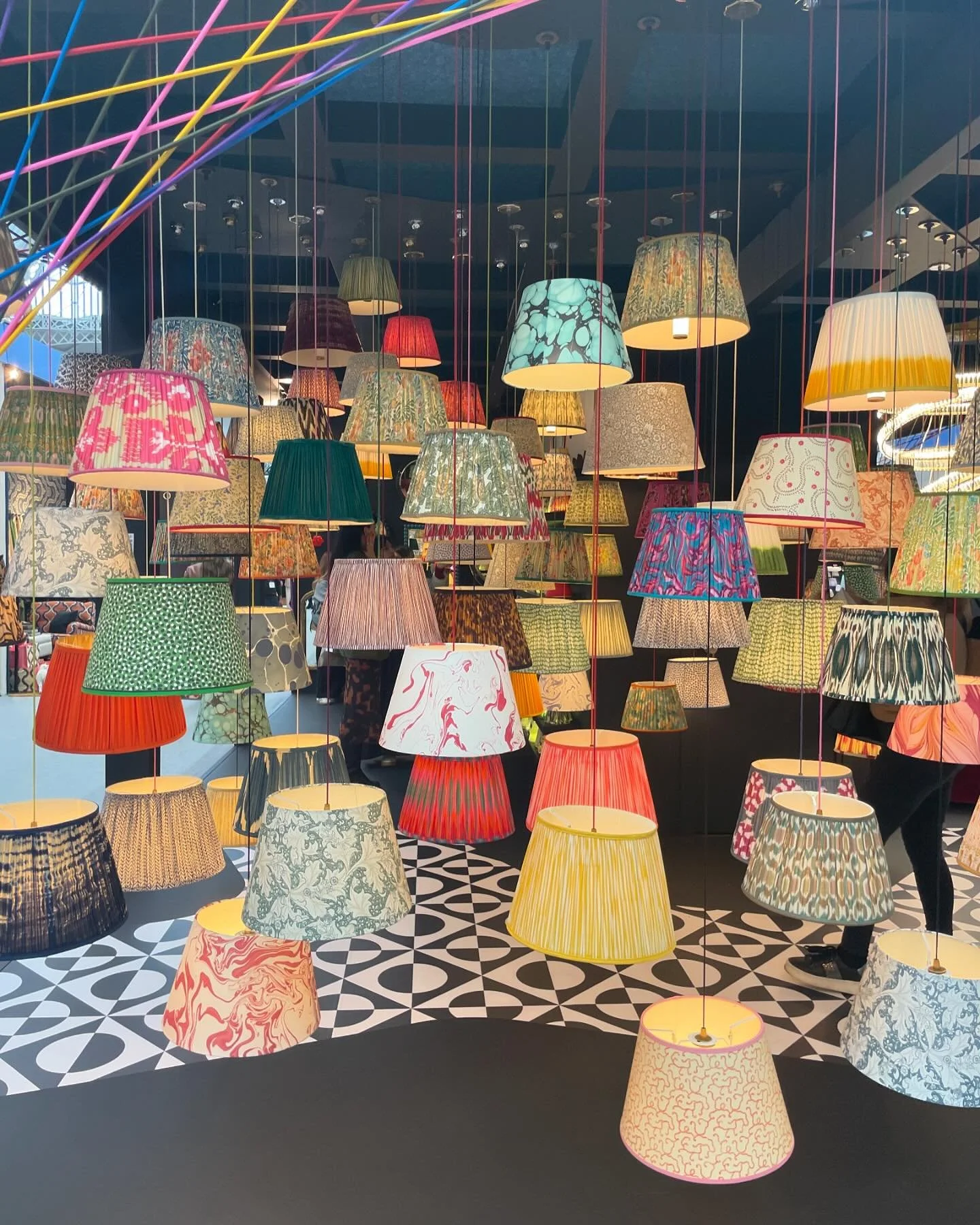 Lots of love for the Pooky lampshades at Decorex 💕 
#pooky #lampshades #lightastic #spoiltforchoice #lighting