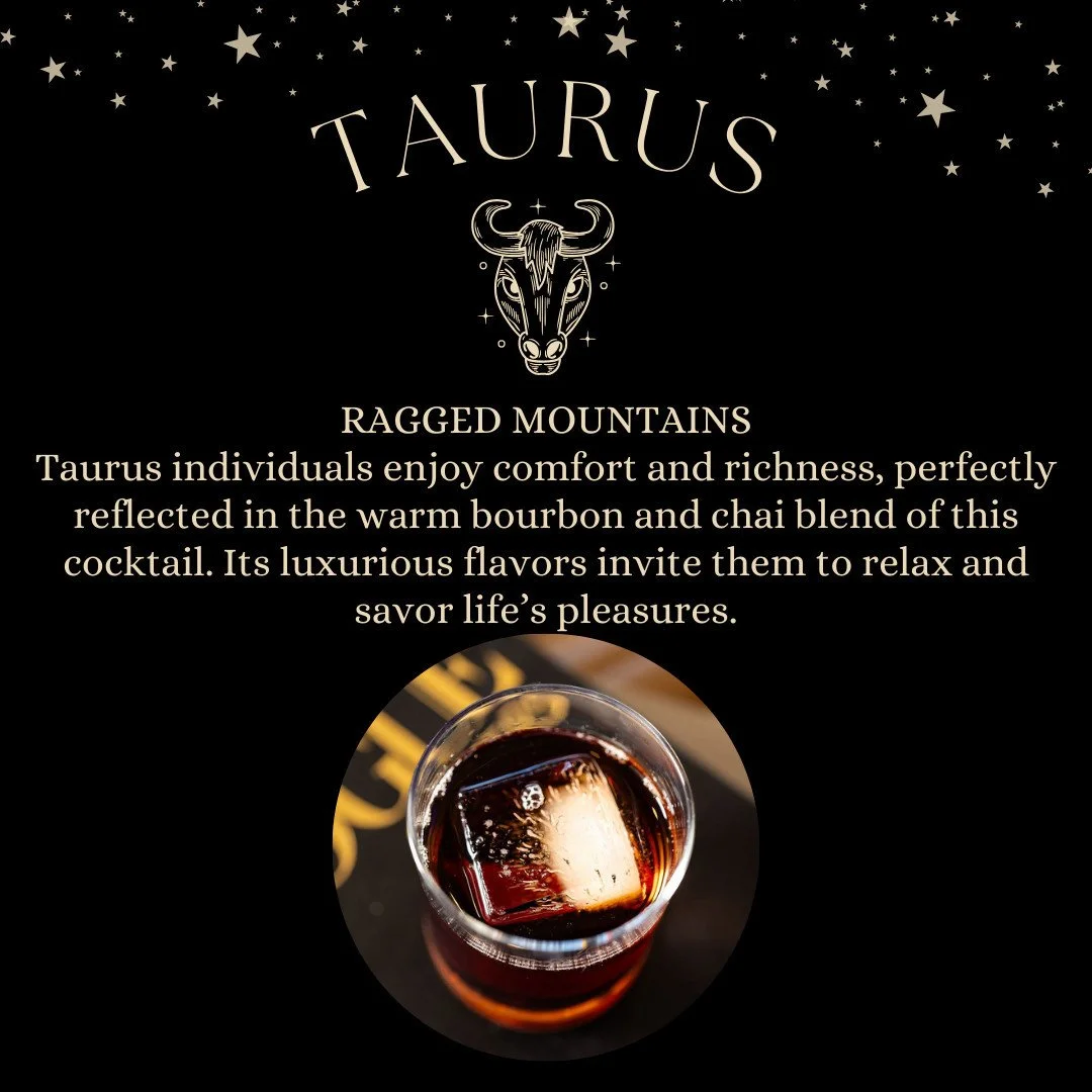 Up next in our cocktail horoscopes: the practical, loyal, and patient earth signs! 🪨 ♉ ♑ ♍