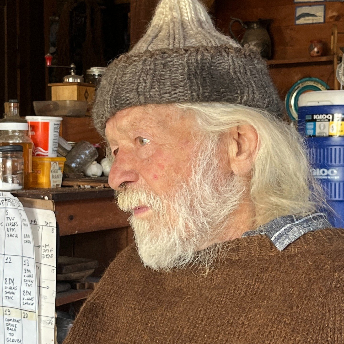 It has been an honor to be with Peter Schumann in his home in Glover, Vermont for his rye baking classes this week. Peter and his wife Elka founded Bread and Puppet Theater, and the rye bread that he bakes has been a staple of the summer performances
