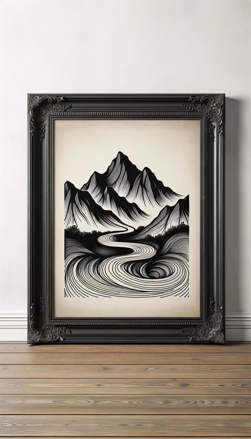 The Steadfast Embrace
In a world often swayed by uncertainty, the presence of a steadfast rock stands firm against life's tempests, embodying unwavering support and assurance. This artwork captures that essence, representing the steadfastness of natu