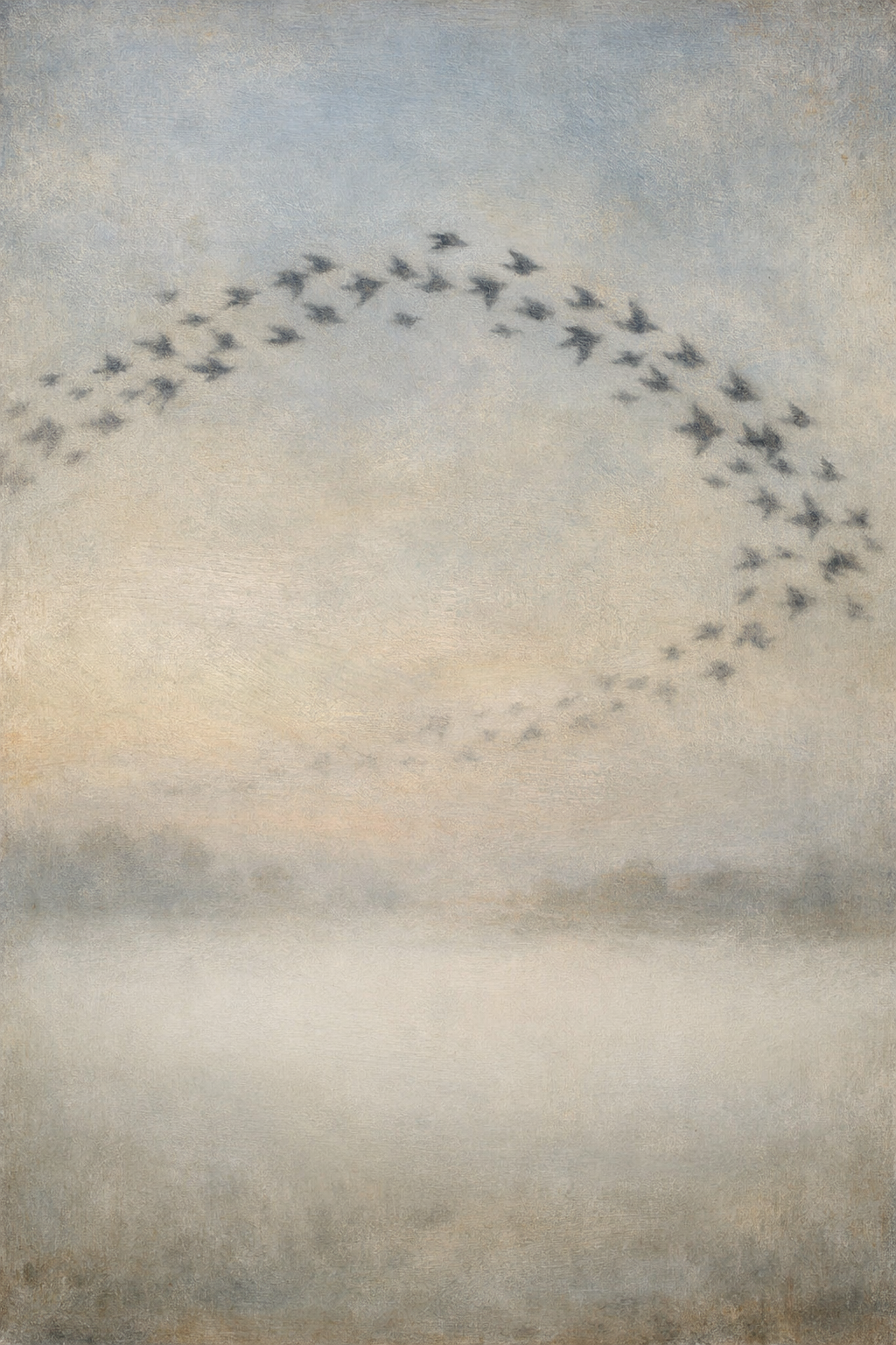 Turning in quiet air