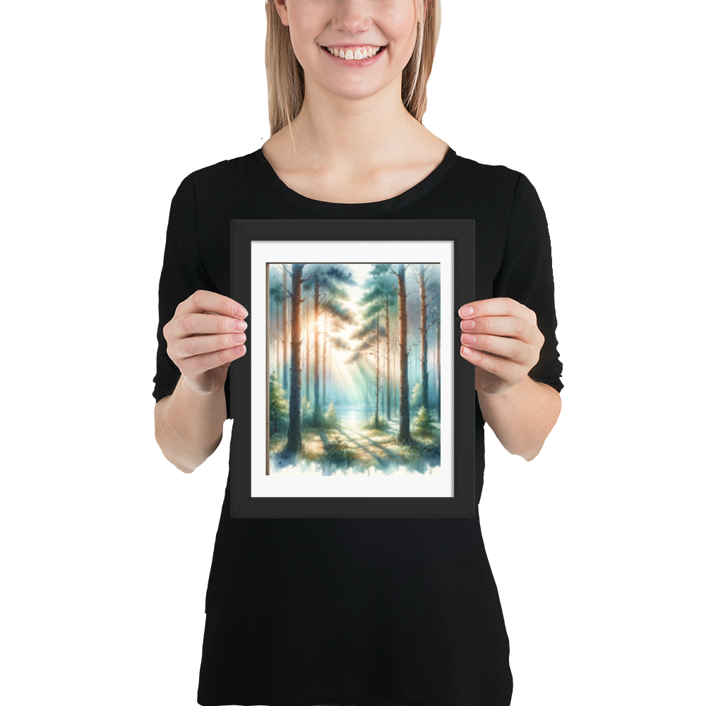 Framed Art: Whispers Among the Trees