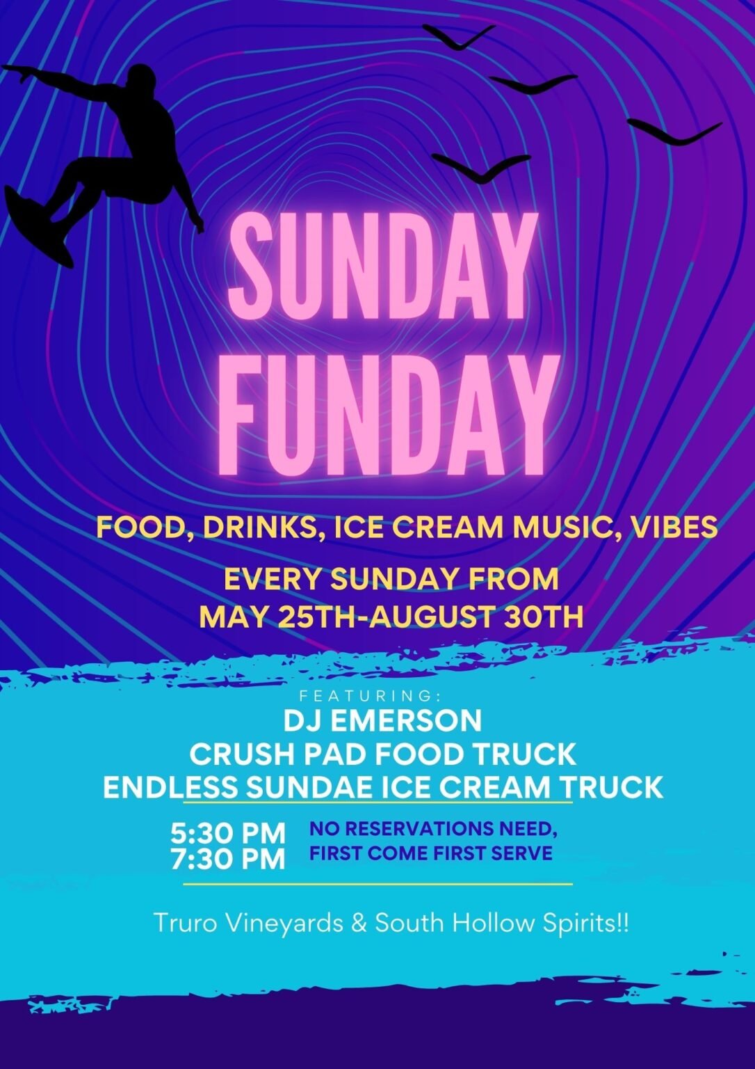 SUNDAY FUNDAY at Truro Vineyards