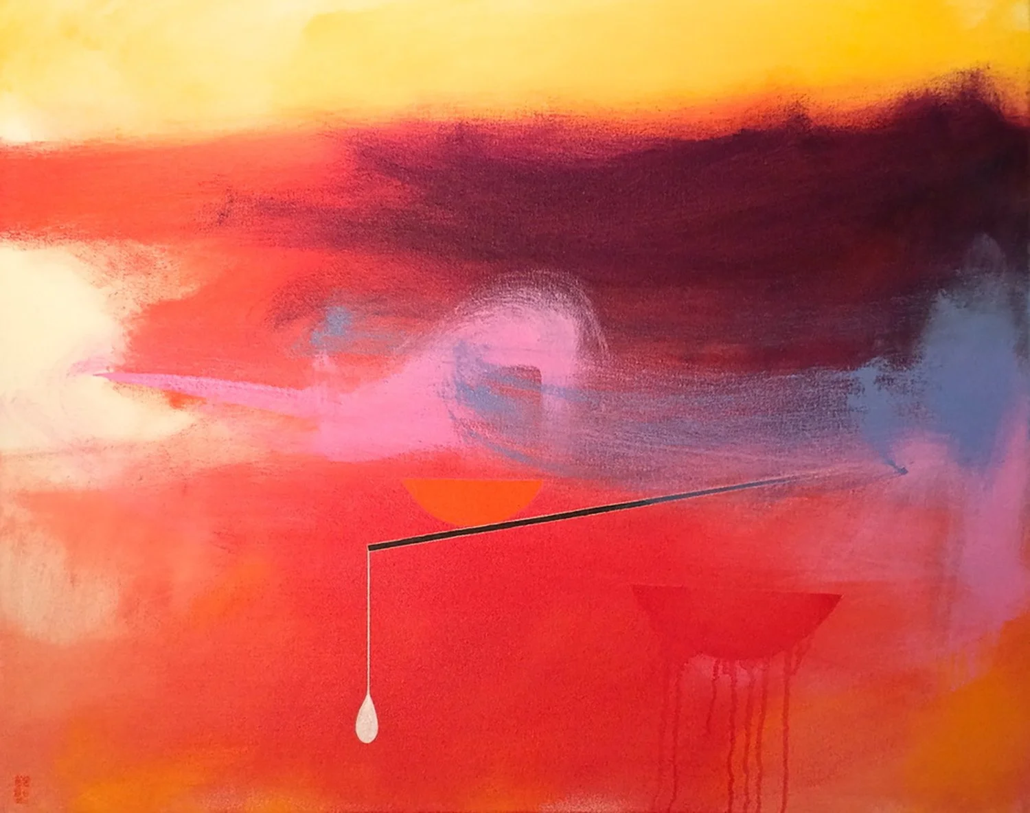 Now on the Artist's Palette: An Exhibition by Sky Power 🎨 @skypowerart 
www.provincetown.com/artists-palette

Featured: Sky Power, The Gift, 2016, oil on canvas, 24 x 30&rdquo;
#Provincetown #ProvincetownArt #SkyPowerArt #CapeCod