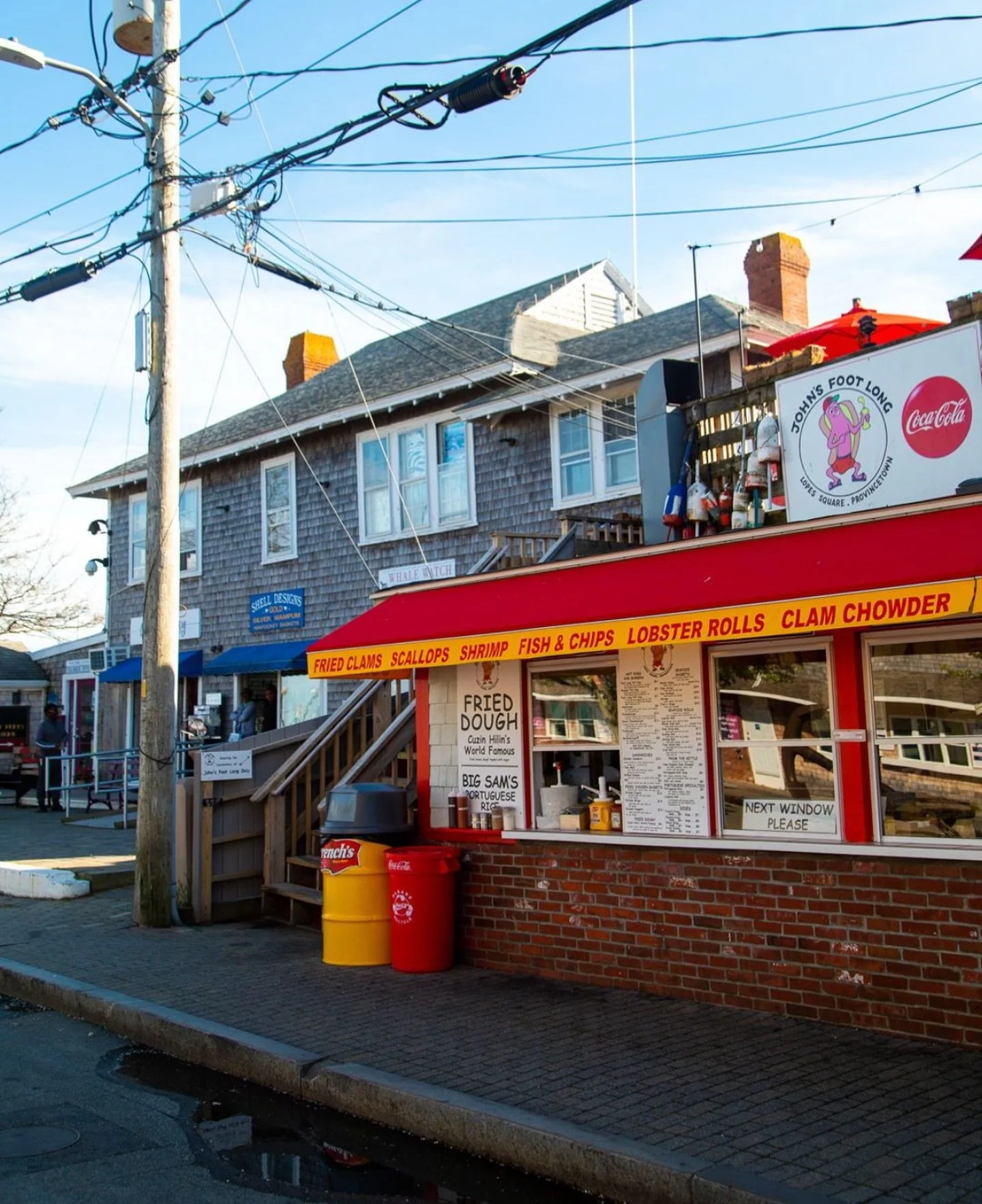 A summer favorite, lunch at John&rsquo;s Foot Long 🌭🍔🍟 #Provincetown #CapeCod &hellip; photo by @breakwaterhotel