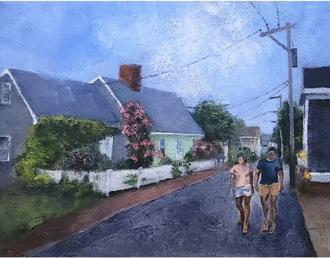 Robert Glisson &amp; Linda Reedy at Alden Gallery Artist’s Reception
