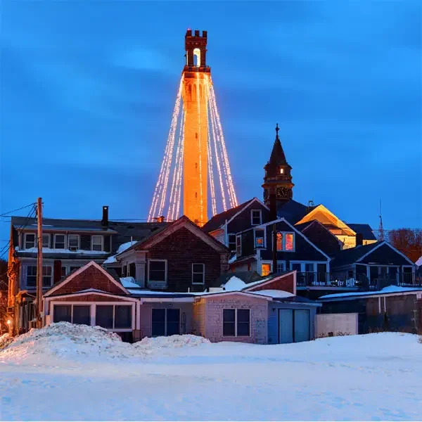 Lighting of the Pilgrim Monument