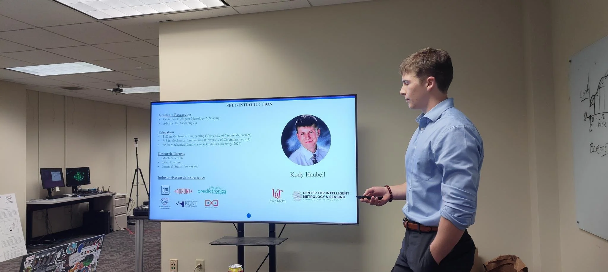 Congratulation for Kody to Complete His Master Defense