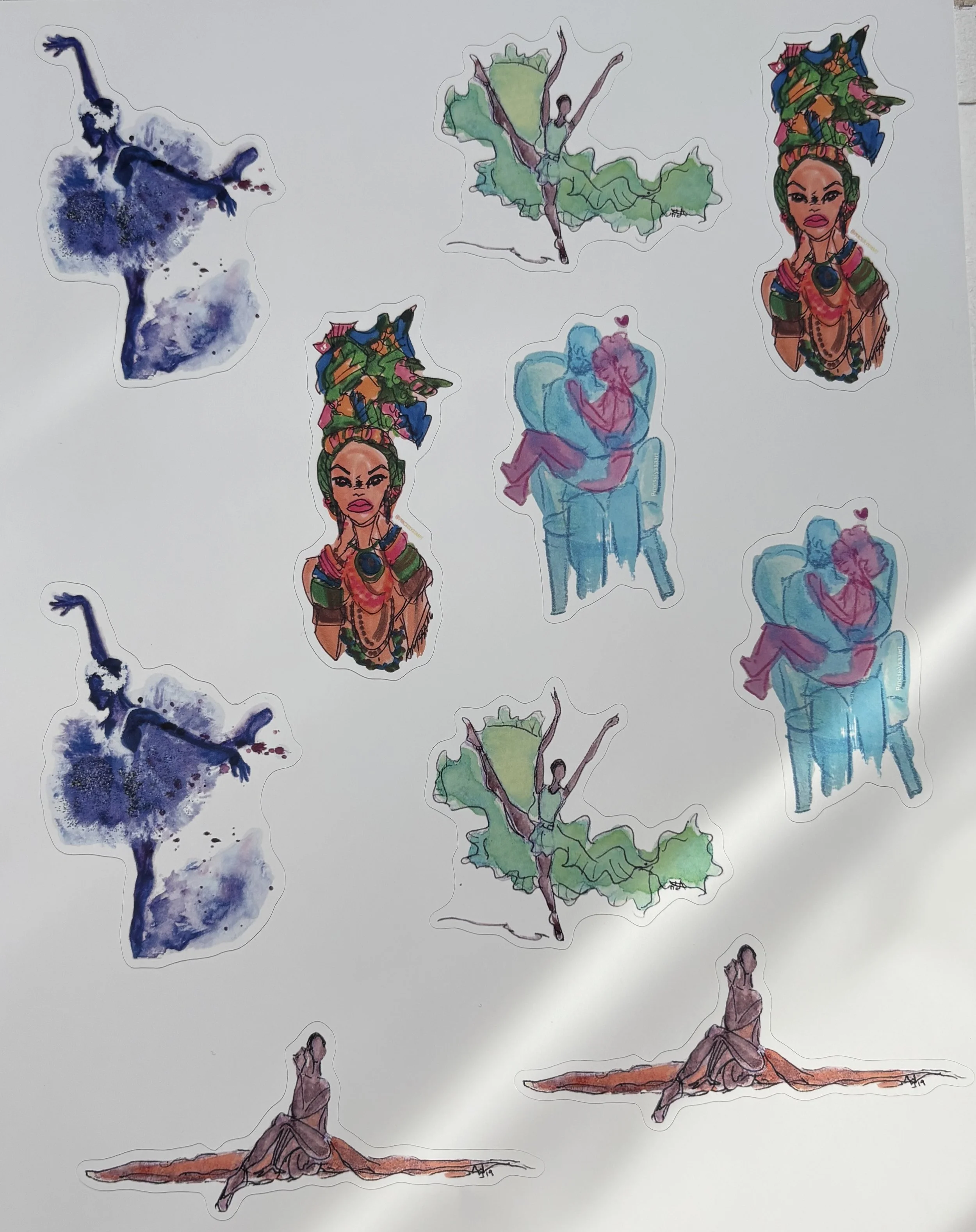 headwrap queen mix sticker sheet.jpg