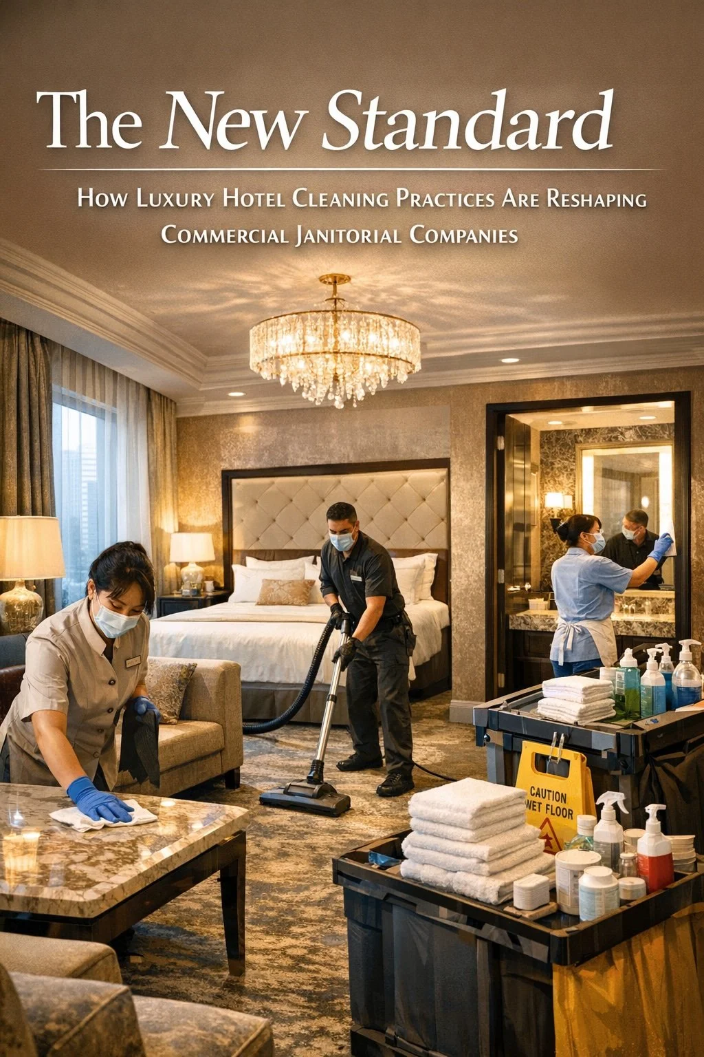 Commercial facility lobby cleaned to luxury-hotel presentation standards.