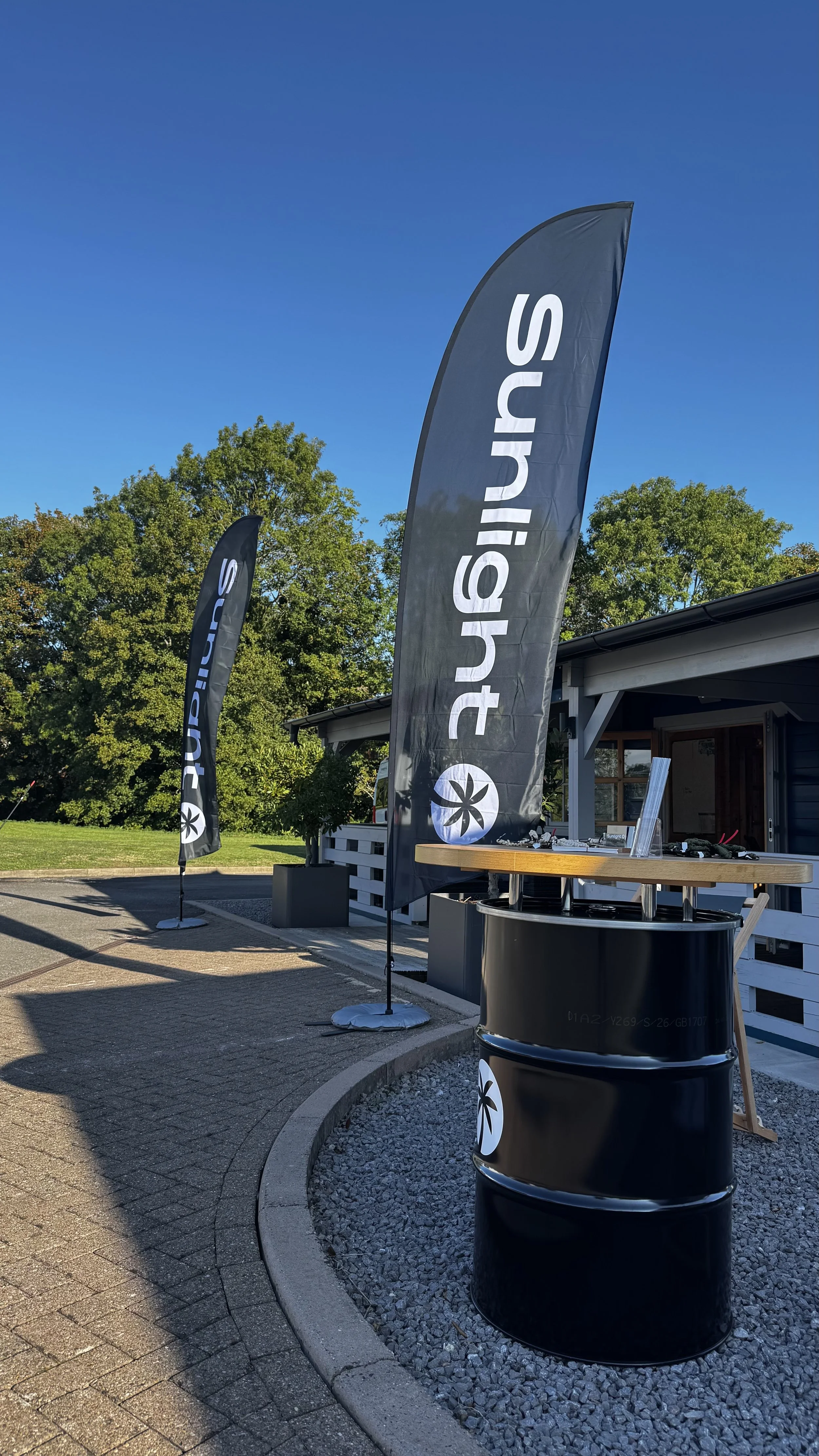Sunlight IBEX UK roadshow set up