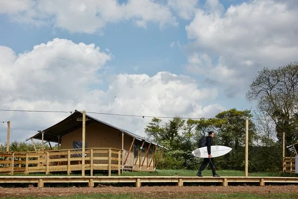 The Wave also has 25x safari style tents for accomodation