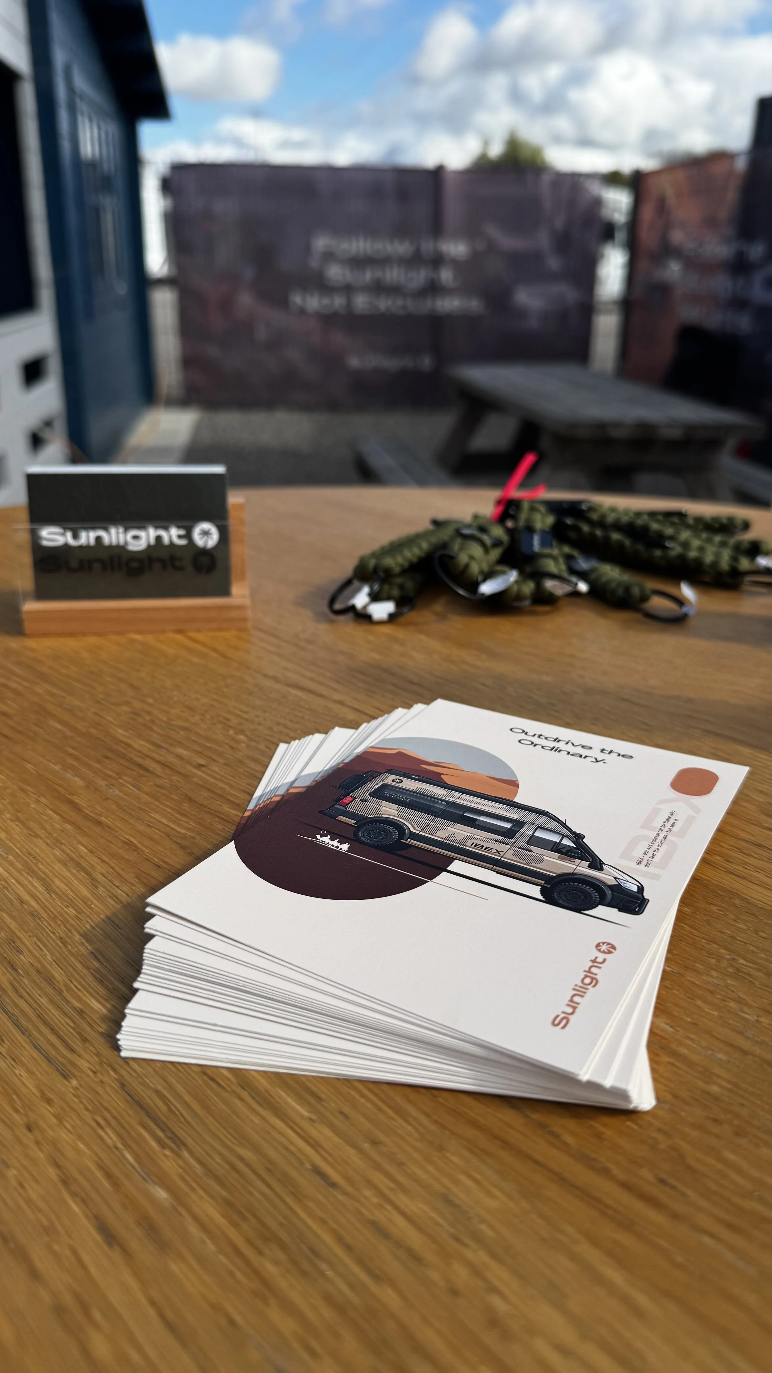Sunlight IBEX UK roadshow set up