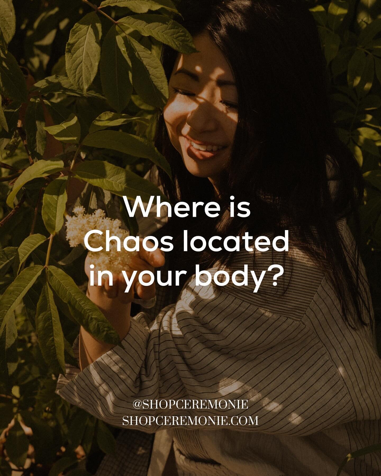 ⁣⁣
Where is Chaos located in your body?⁣⁣
⁣⁣
Where is Source located in your body?⁣⁣
(And is there a difference between Chaos and Source?)⁣⁣
⁣⁣
What words have been so overused in your lexicon that they have lost their potency?⁣⁣
⁣⁣
Which Words are e