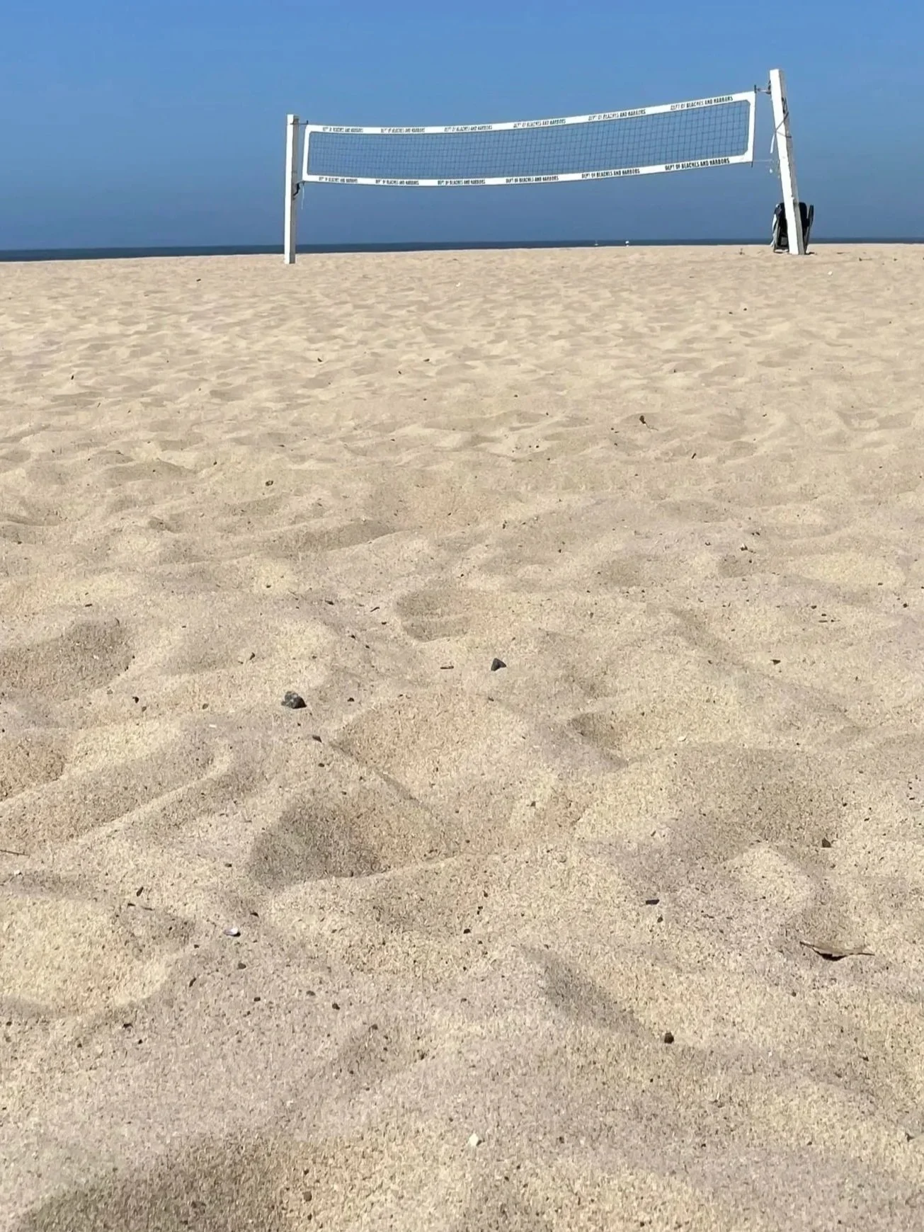 Beach Volleyball Court in California