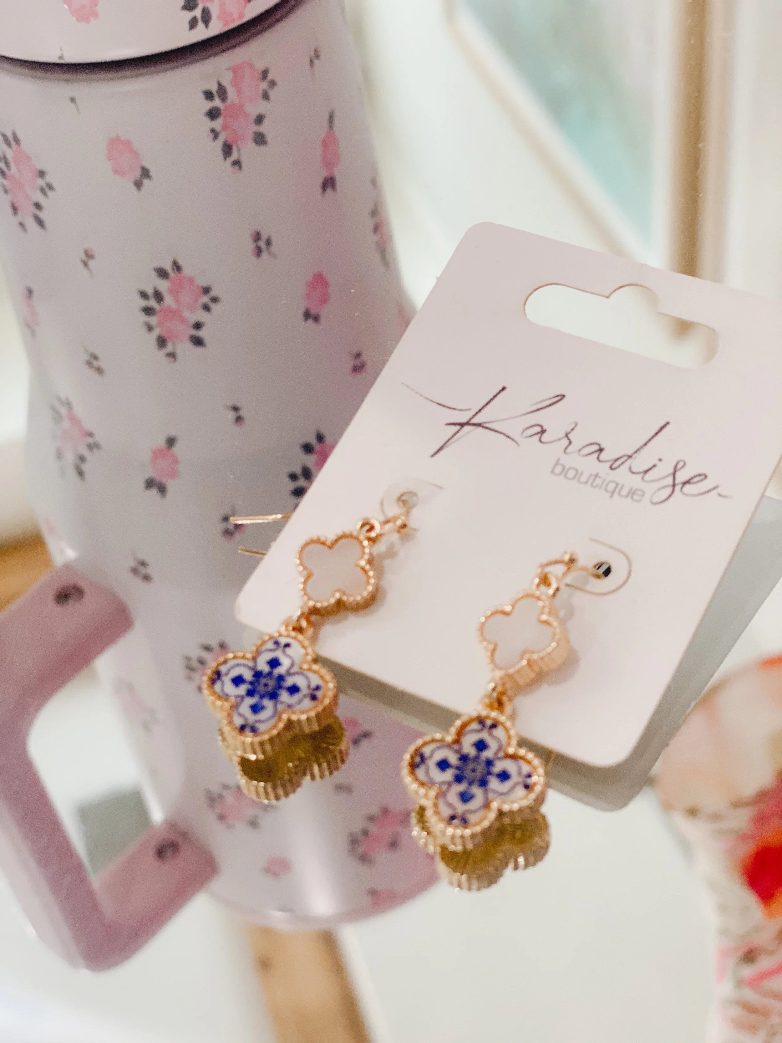 Clover Drop Earrings