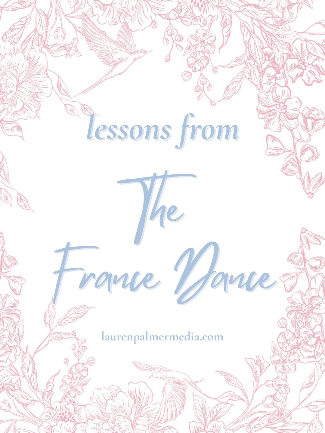 The France Dance: your new favorite text book on life. For those of you who have read it, what lessons did I miss? 🩰💜🇫🇷