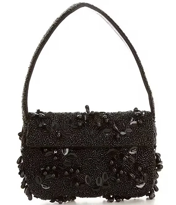 Black Beaded Bag