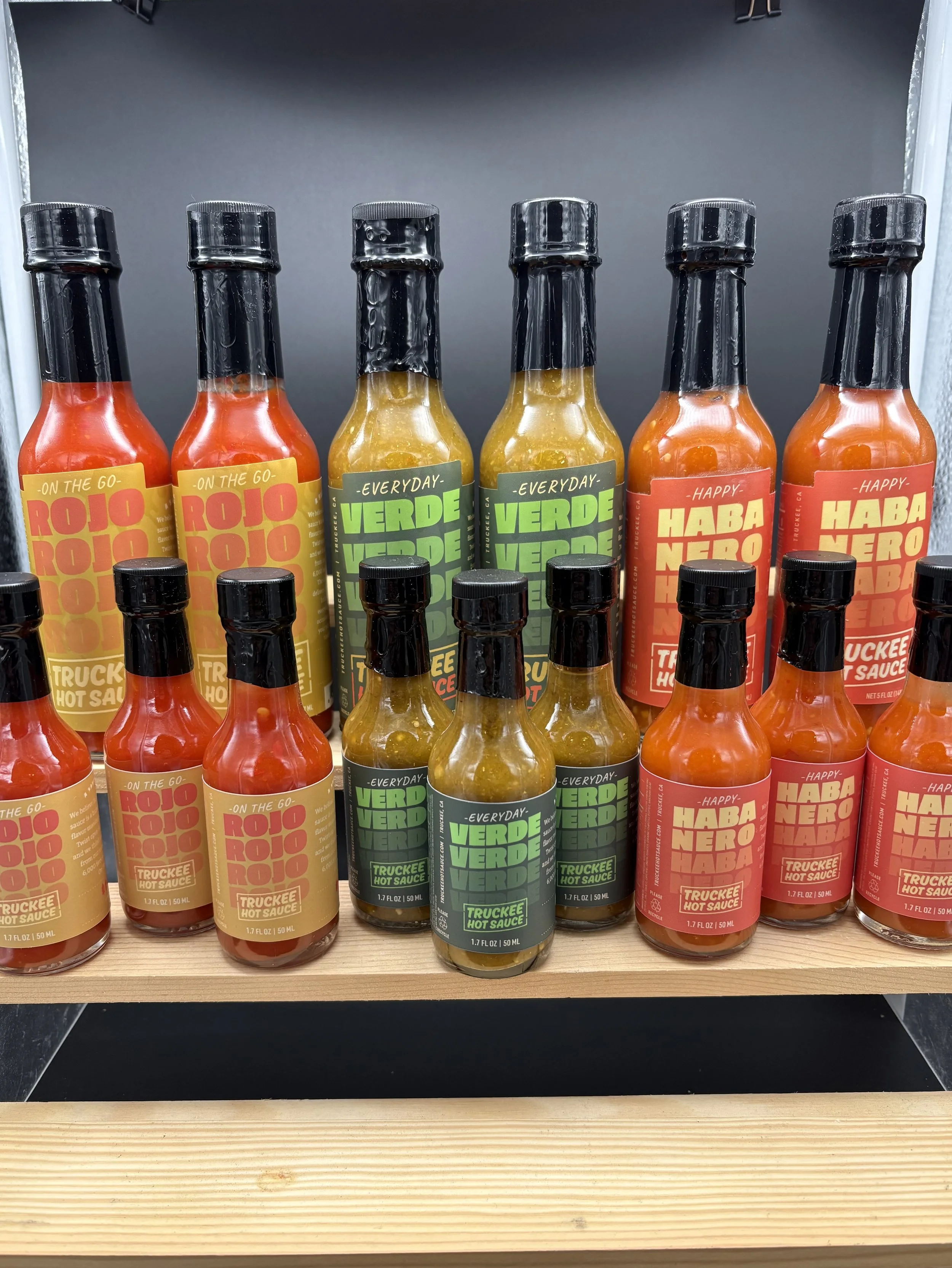 Truckee Hot Sauce "Mini Bottles" (3 Pack - 1.7oz) - Limited Time!