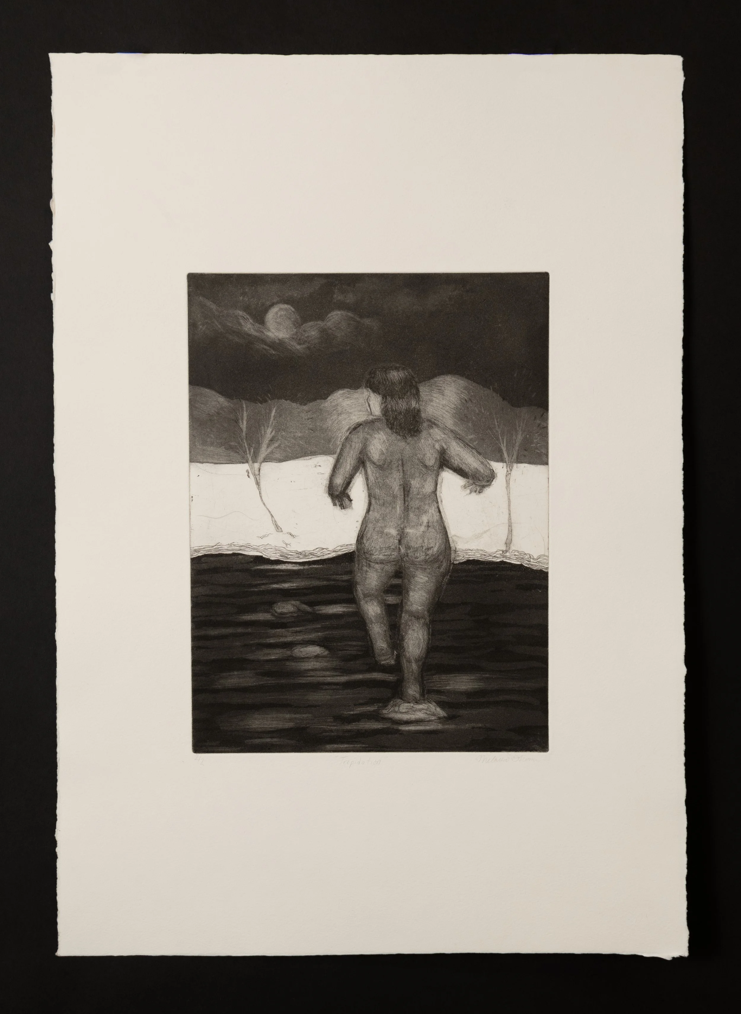 Trepidation, Etching. 2025