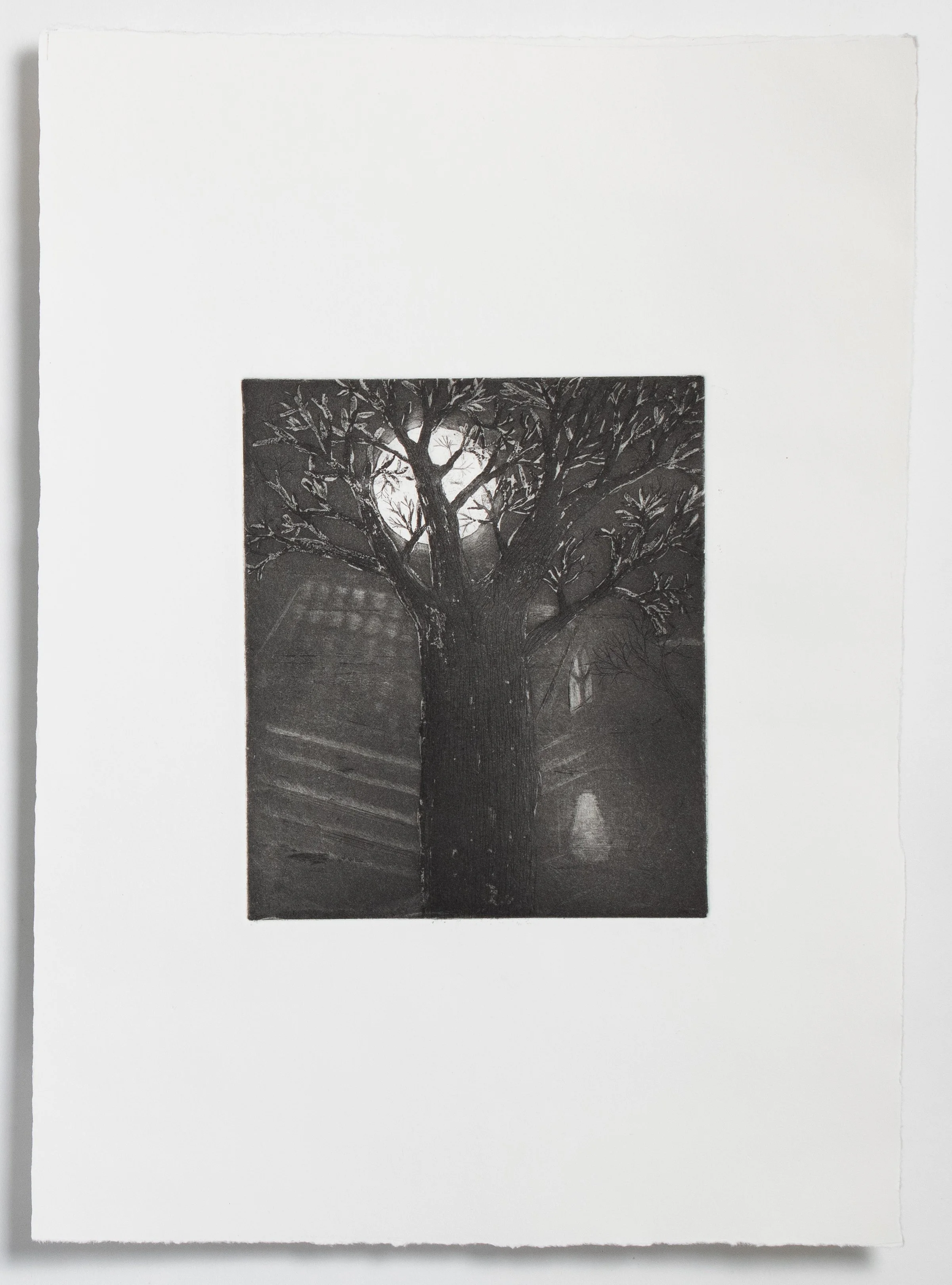 Streetlamp, Etching. 2026