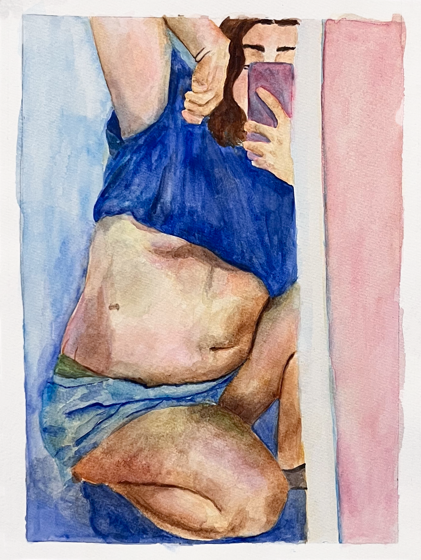 Untitled, Watercolor on Paper. 2024