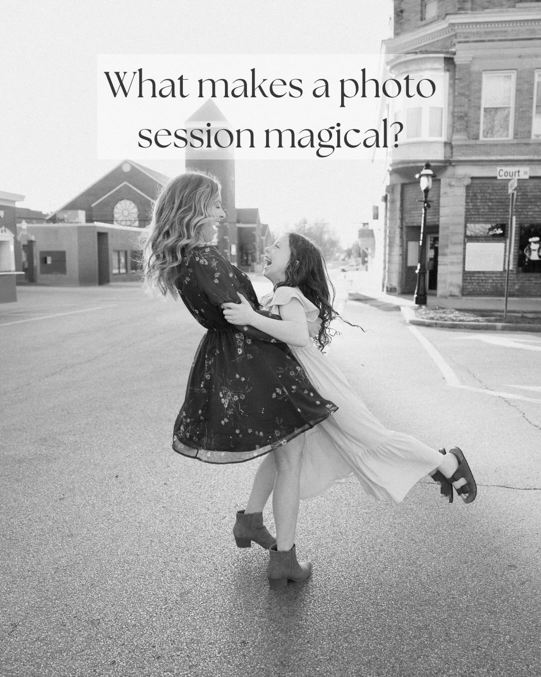 About the magic of a photo session: