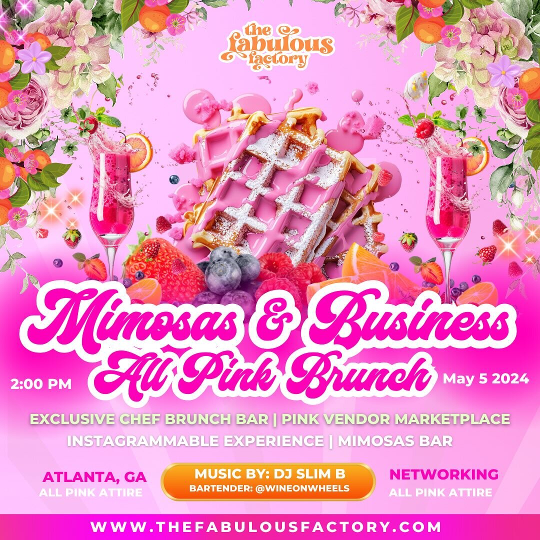 I know yall tired of these mean girl events &hellip;. I been seeing the comments 🫠🫠🤣🤣🤣 but this ain&rsquo;t that! This TOP TIER! 

Join us on May 5, 2024, for an unforgettable brunch experience in Atlanta, GA!  I&rsquo;m bringing back my ALL PIN