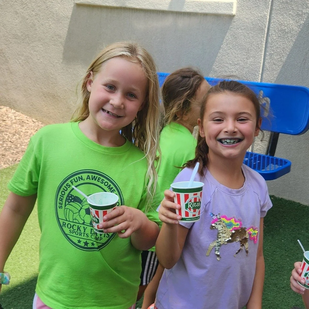 🍧💚 Big shout-out to Rita&rsquo;s Water Ice in Broomall for keeping our campers cool and refreshed with the best summer treats! Nothing hits the spot after a day of sports like Rita&rsquo;s. 🙌☀️

Thanks for adding extra smiles to Rocky Davis Sports