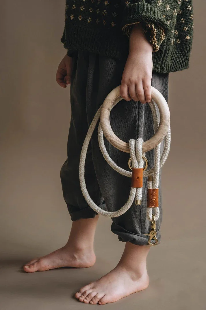 BAND&ROLL ECO-FRIENDLY ROPE LEASH. ASH Eco-friendly Rope Dog Leash