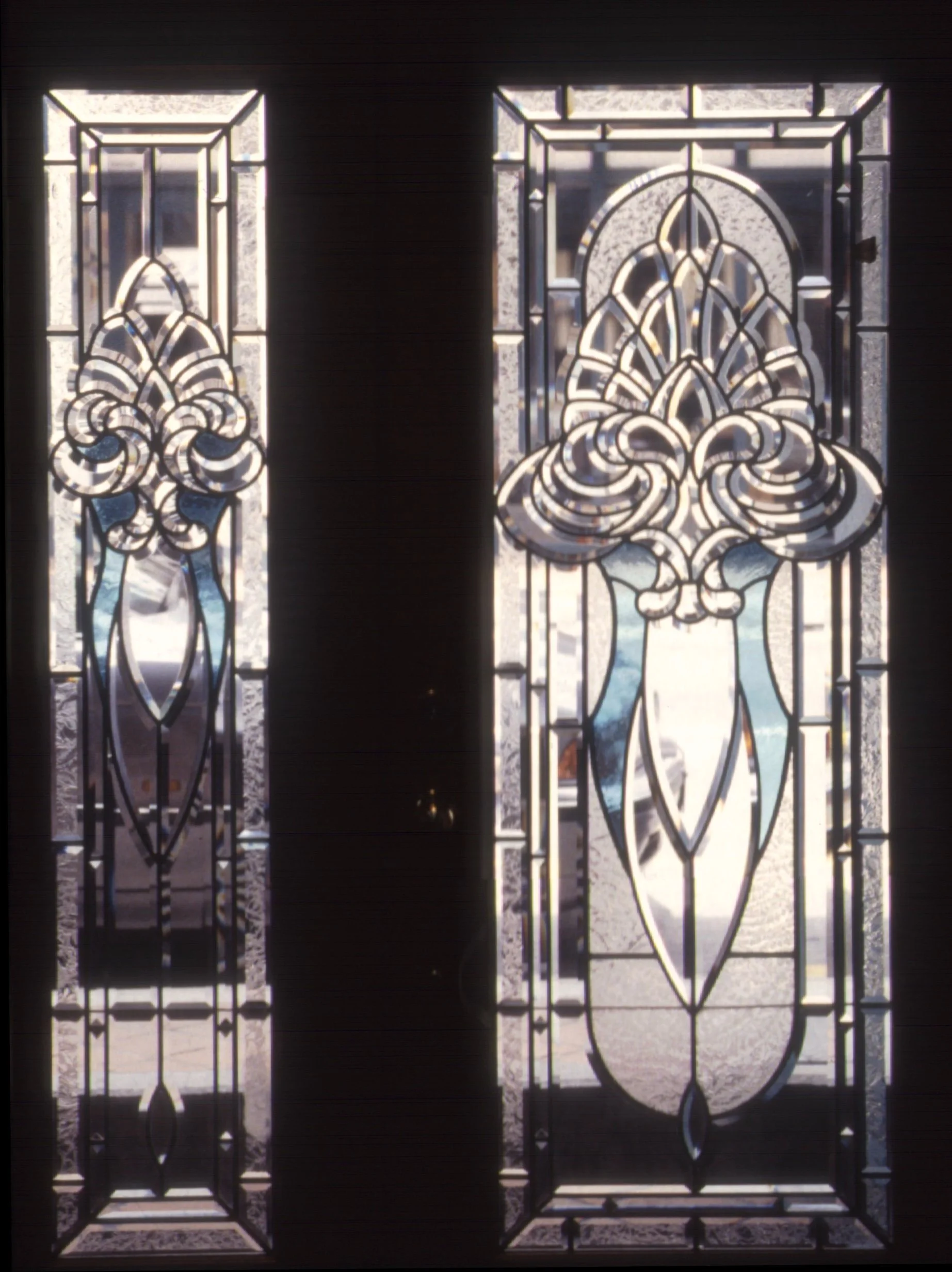 Studio doors, Singapore 1997
Hand beveled glass