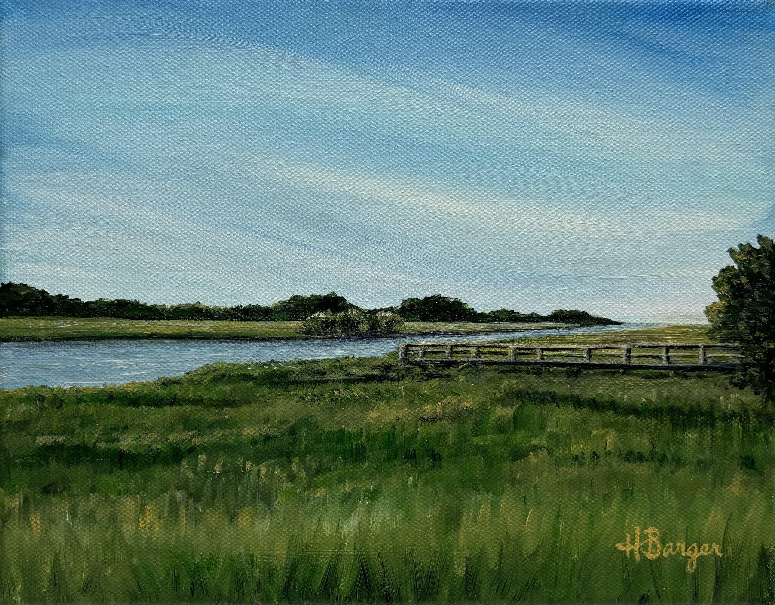 Low Country Marsh in South Carolina original painting