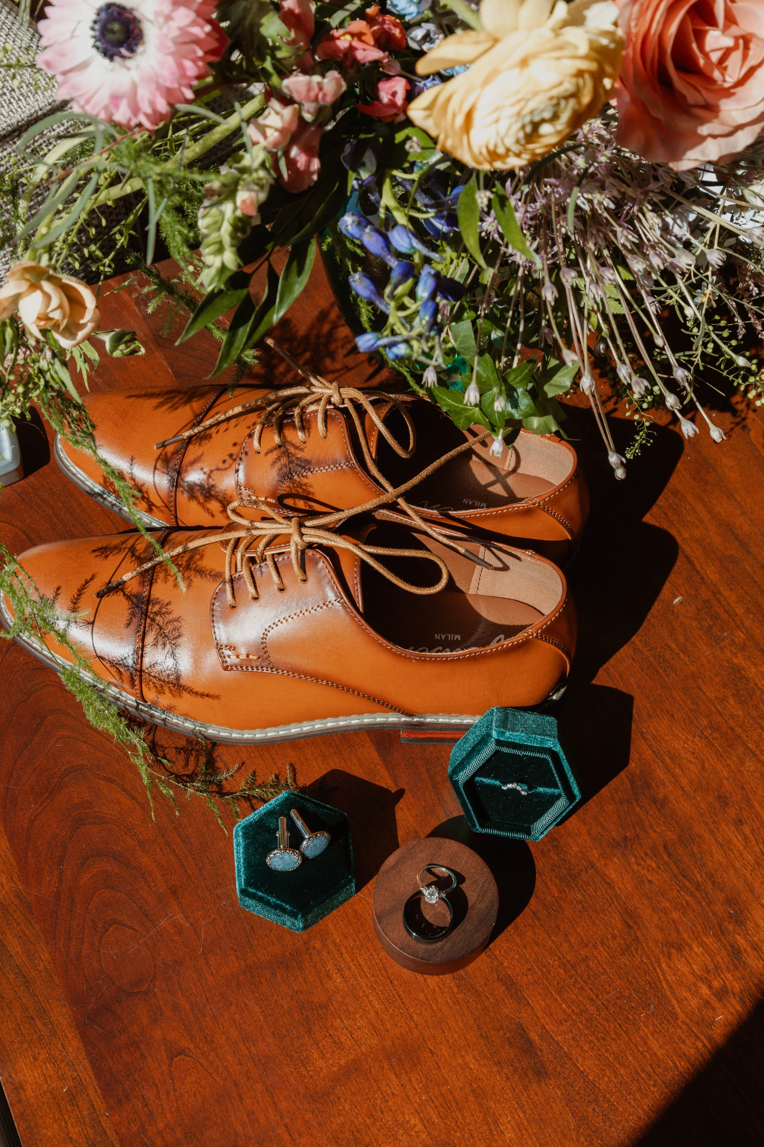 Wedding Shoes Cuff Links and Ring 1.jpg