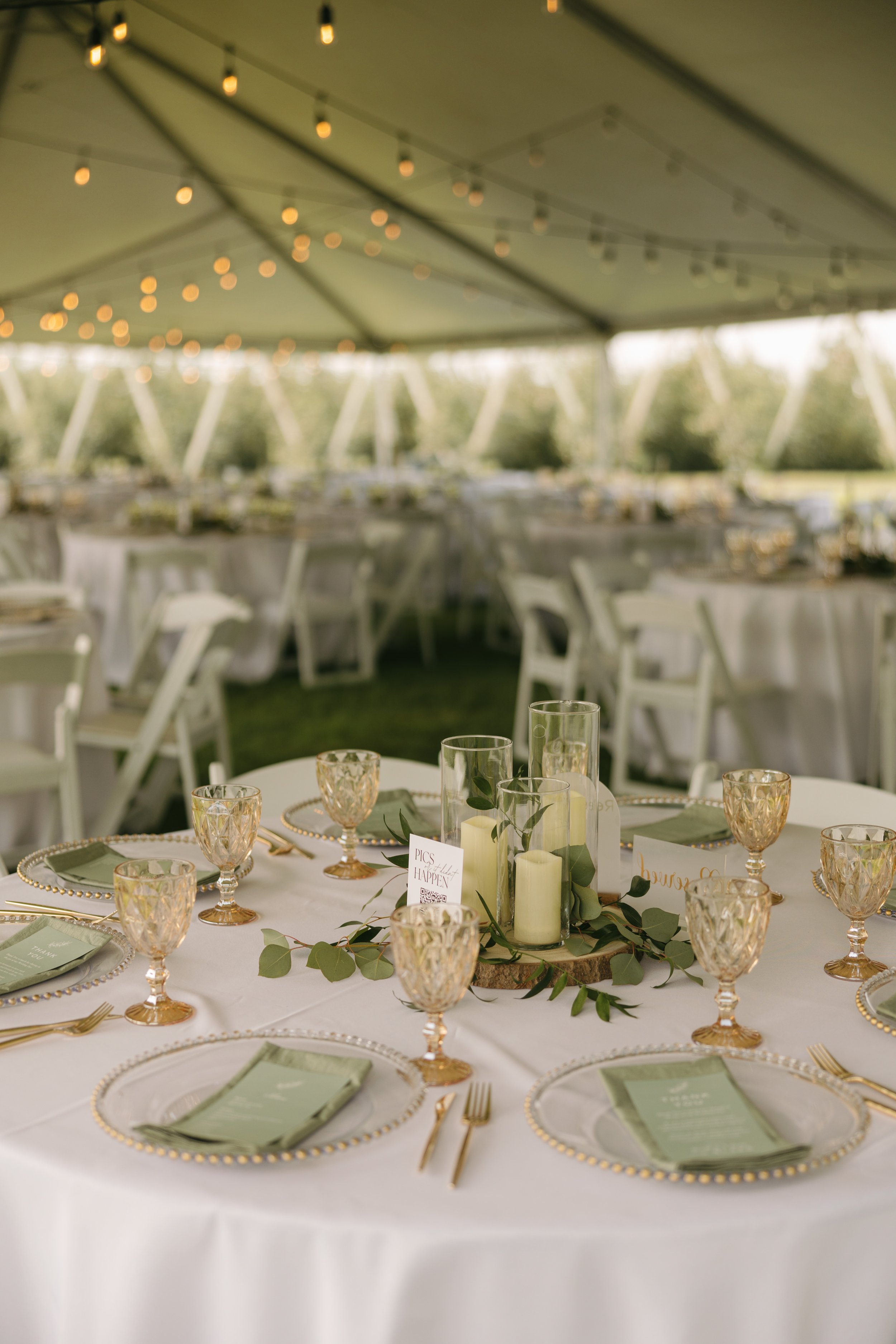 Soft blush, peach, and sage wedding with roses, poppy pods, calcynia, eucalyptus, ranunculus, dahlias at Gooseridge Winery Park Benton City WA