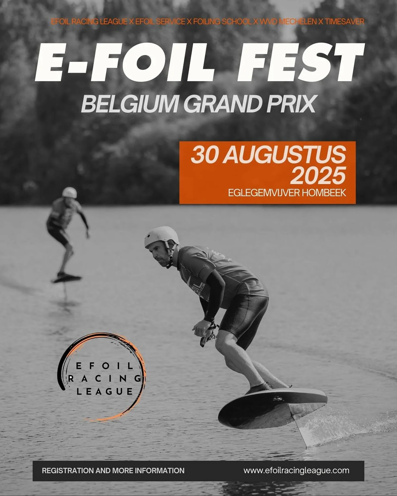 🚨 Belgian Grand Prix – Efoil Fest 2025 🚨
This is not your average lake day.
🏁 Aug 30 – Eglegemvijver, Mechelen
Between Antwerp & Brussels 🇧🇪
🔥 The most technical track of the 2025 EFRL season
🛠️ Built to challenge the best &md