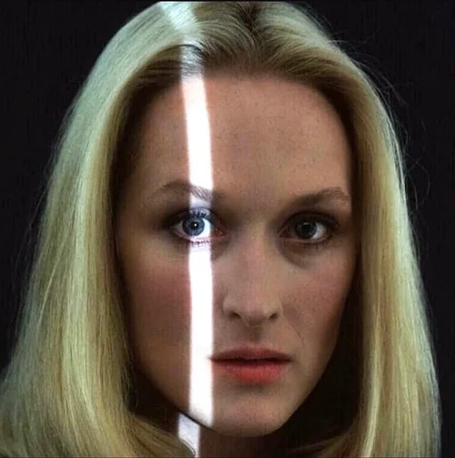 Beautiful Meryl and creepy JG