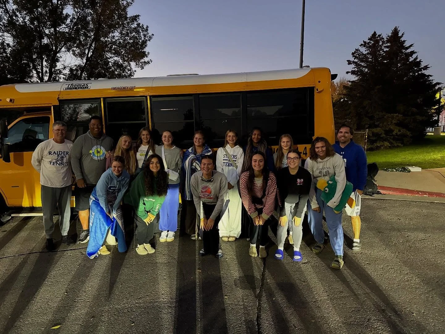 They&rsquo;re off! Good luck at state 🥳

Go Raiders!!!