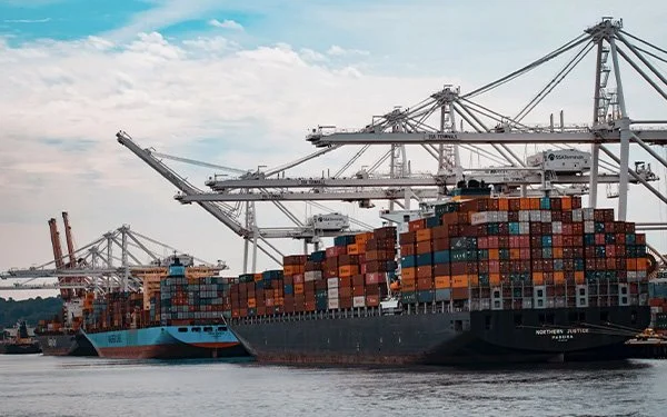 Cargo ships demonstrating Foresight's Supplier Engagement services