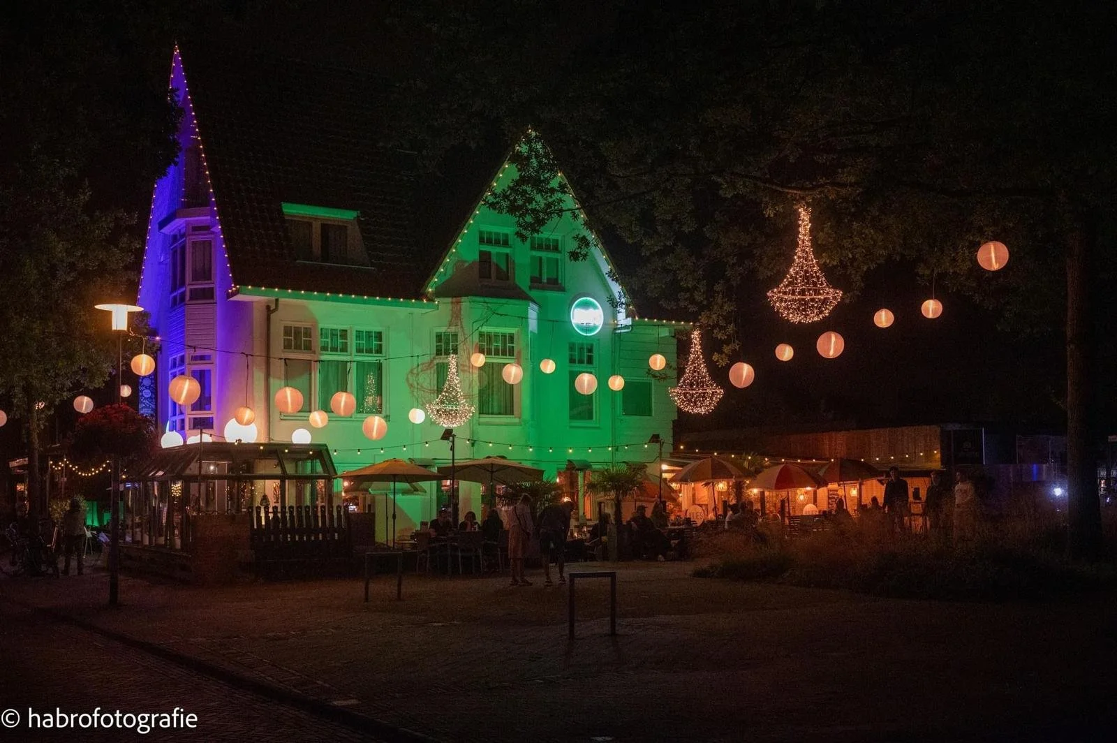 Lichtjes avond in Bergen