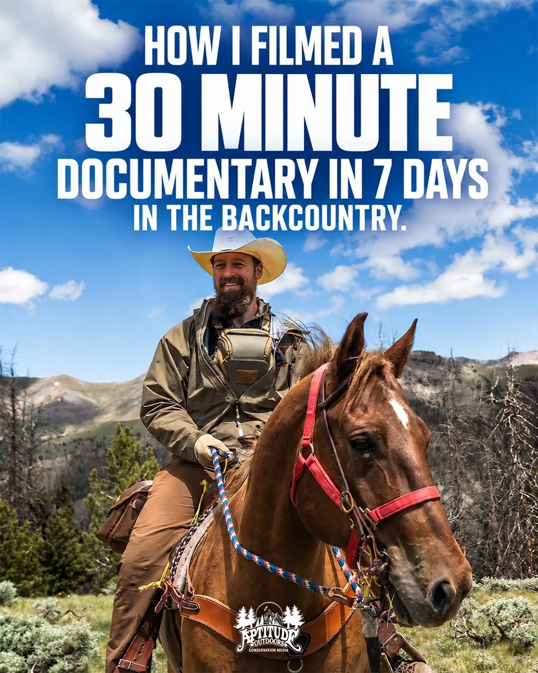 Seven days in the backcountry. Hours of interviews, wildlife, landscapes, action and moments that only happen once.

All of it eventually became a 30 minute documentary.

But the job isn&rsquo;t simply showing up with a camera and capturing beautiful