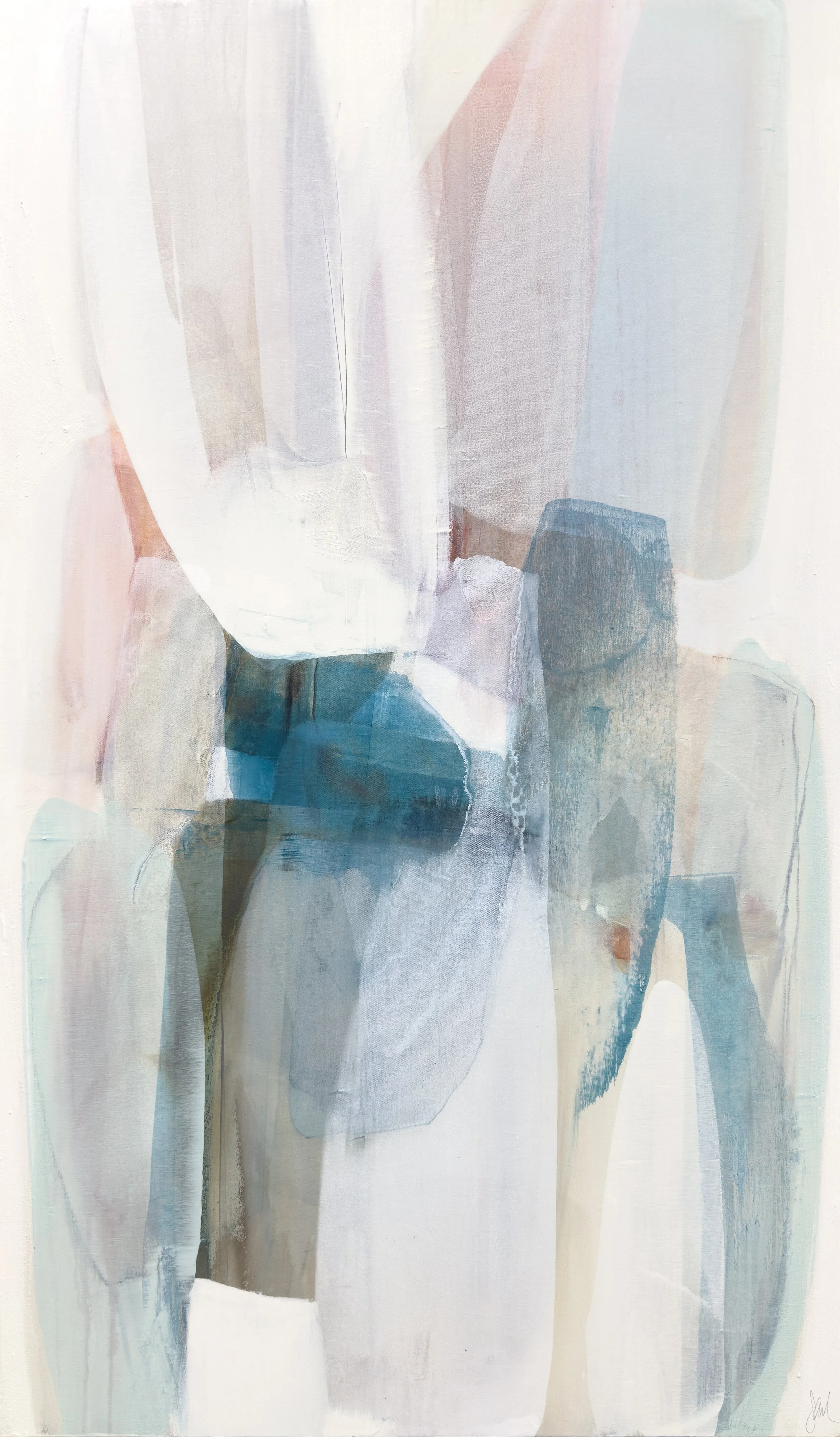 Icefall at Dawn by Lynn Sanders