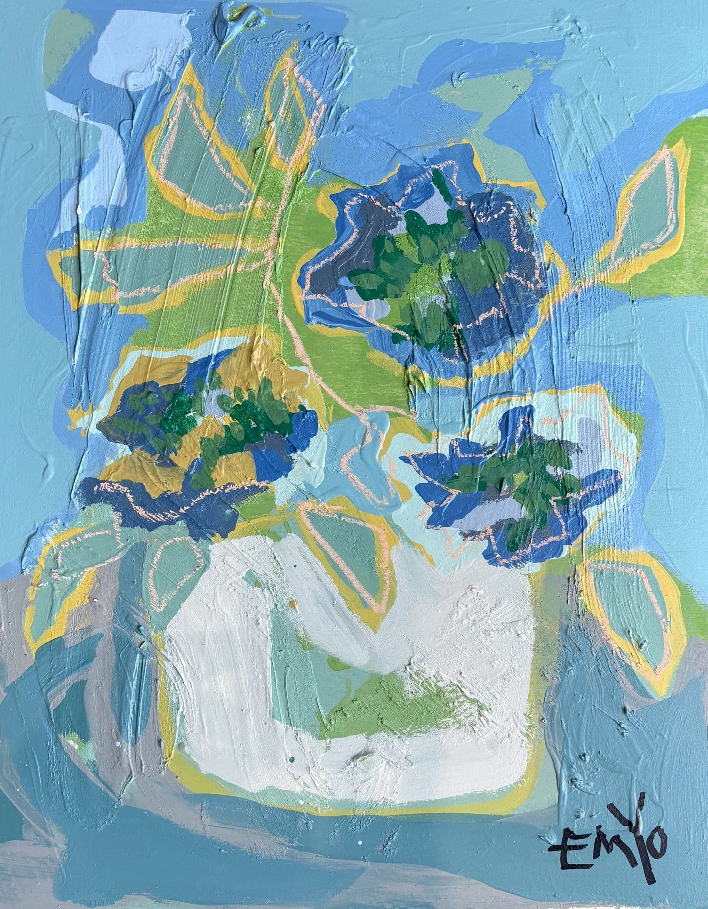 Blue and Blooming 1 by EMYO