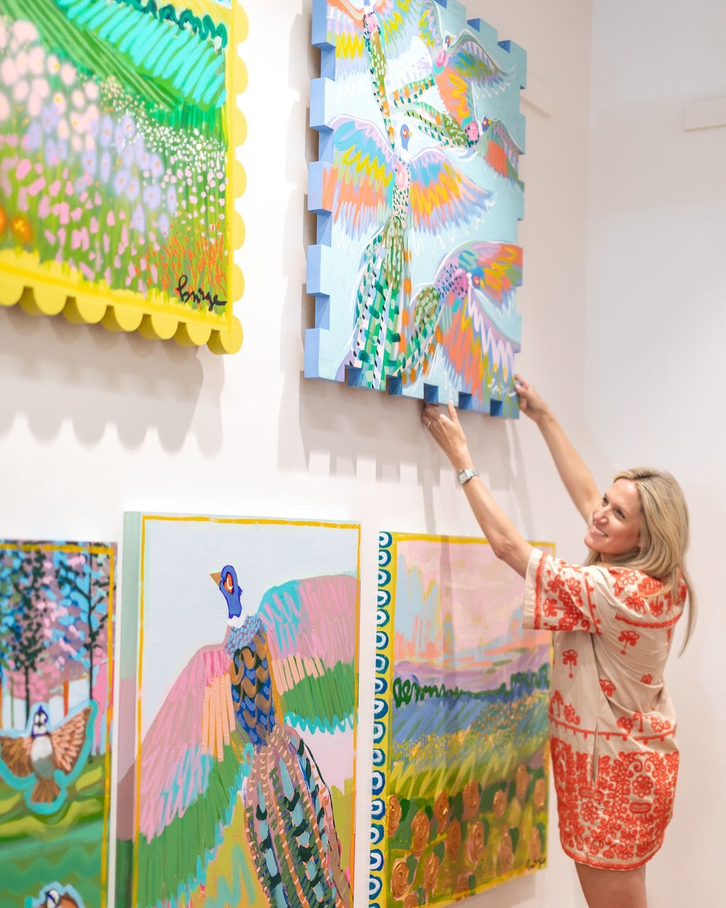 We can&rsquo;t take our eyes off these bright new arrivals by Elaine Burge! 🌸🍃

Elaine grew up in northeastern Georgia on 23 acres with a family that enjoyed the outdoors and encouraged her creativity. With a BA in Fine Arts from UGA, she launched 