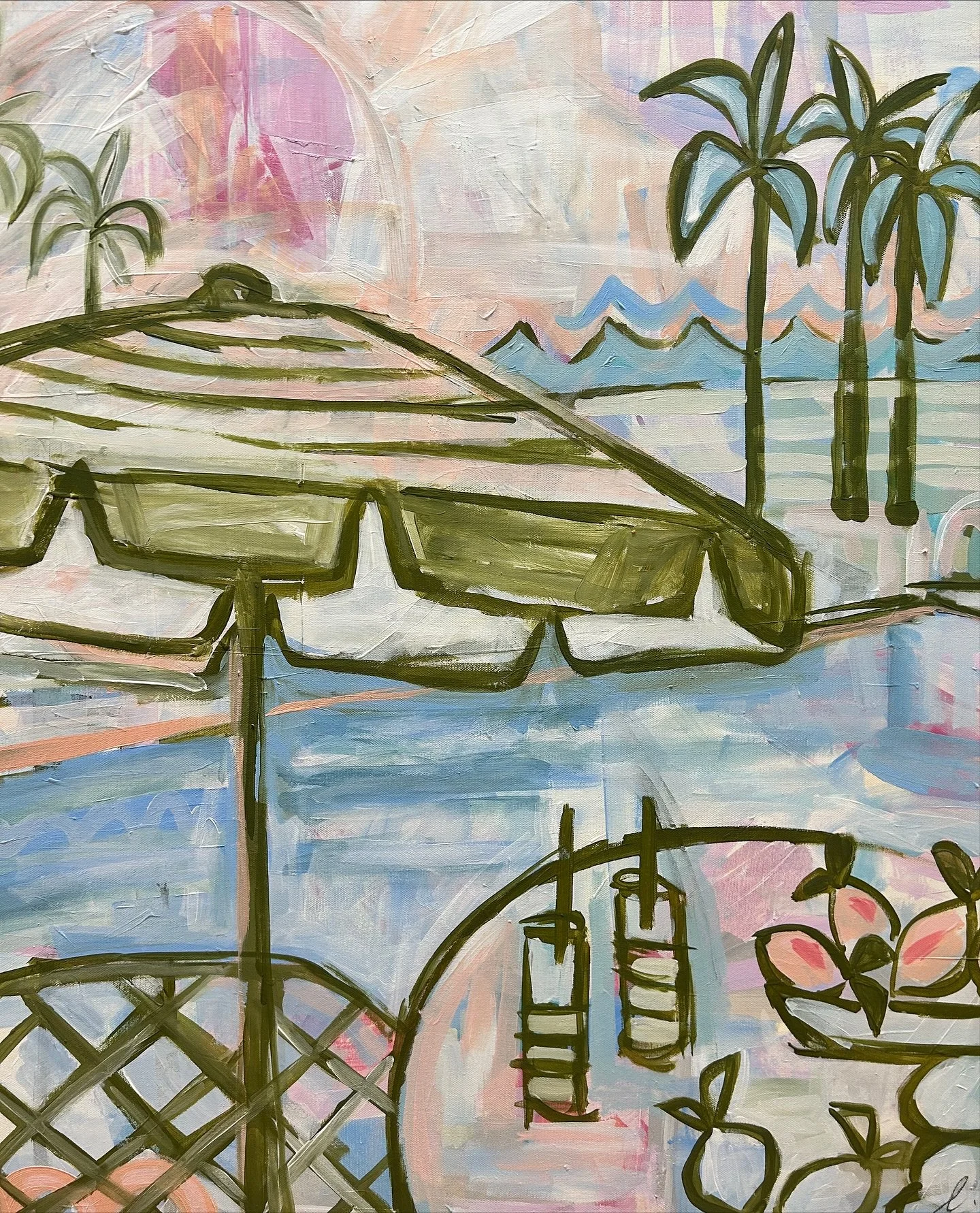 Bring a touch of the sea into sweater season 🌴
Erin Clark’s original paintings capturing the calm, breezy spirit of the shore — perfect for beach lovers and collectors alike! 
Now available online and at our Atlanta gallery.
For sizing