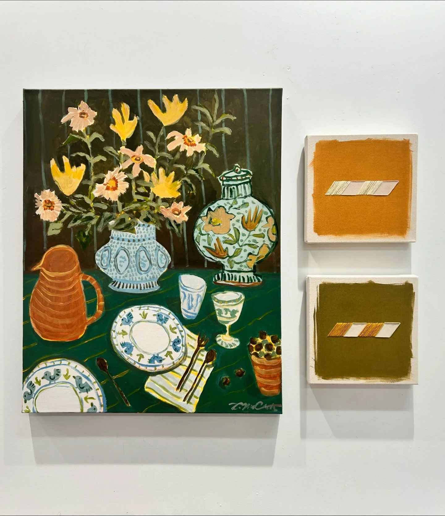 here&rsquo;s to full plates and fall palettes 🥧

It&rsquo;s almost turkey time&hellip; and time to treat yourself to some original fine art. Come visit us to find the painting of your dreams! 

P.S. &mdash; Gregg Irby Gallery will be closed on Thurs