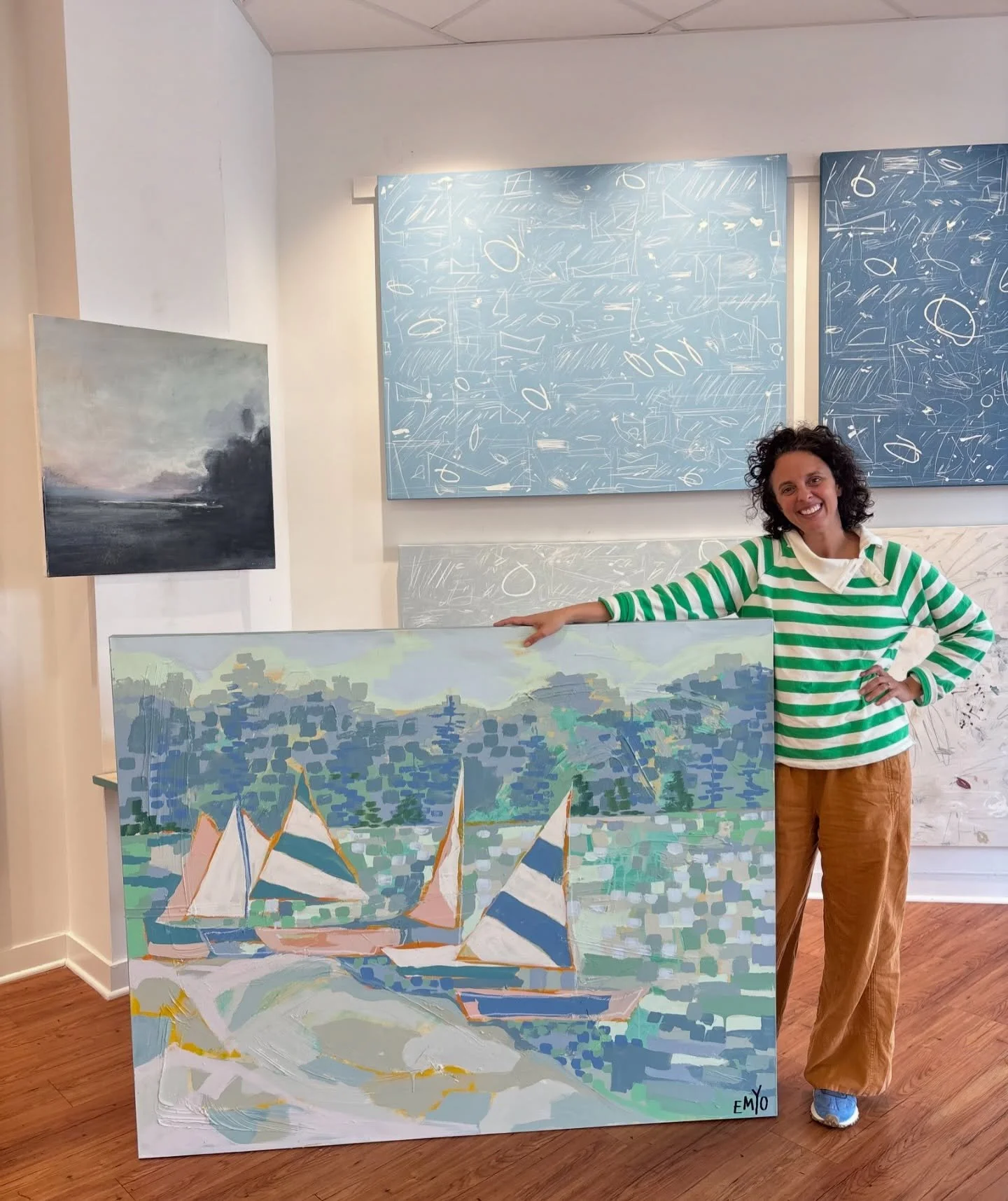 Let&rsquo;s set sail⛵️⛵️

Memphis, TN artist @emyoartwork has dropped off some brand-new artworks at Gregg Irby Gallery and they are GORGEOUS!! Swipe to check them out &ndash; sizes range from 20x16 to 48x60! 

For more information on EMYO&rsquo;s ar