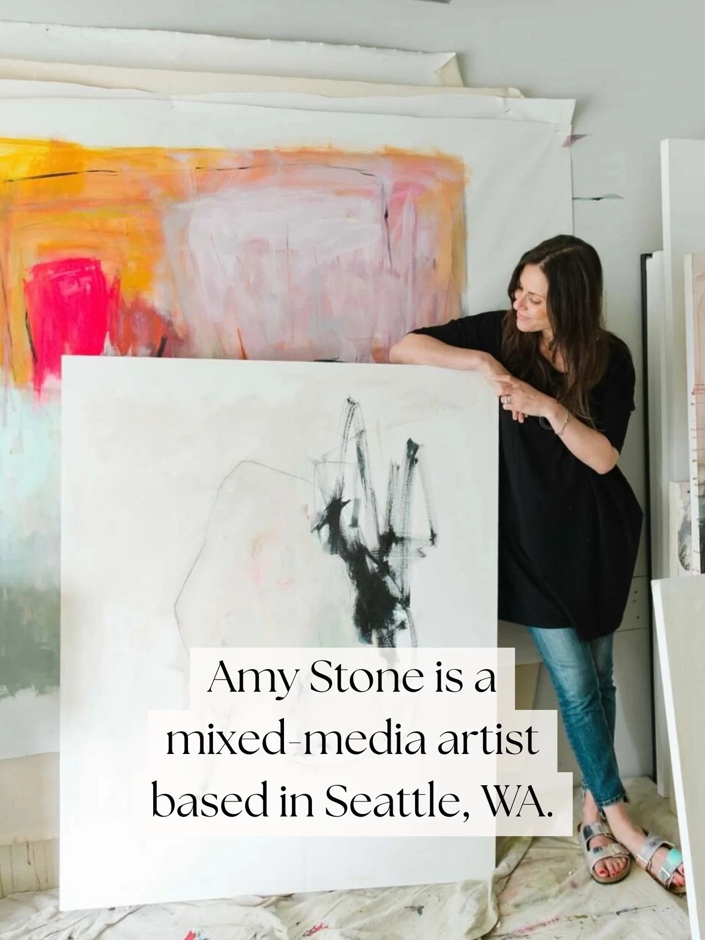 We&rsquo;re excited to share four new works from Amy Stone!

A Seattle-based mixed-media artist, Amy&rsquo;s practice is rooted in abstract expressionism and the abstracted female form. Her intuitive process is guided by a sense of calm, resulting in