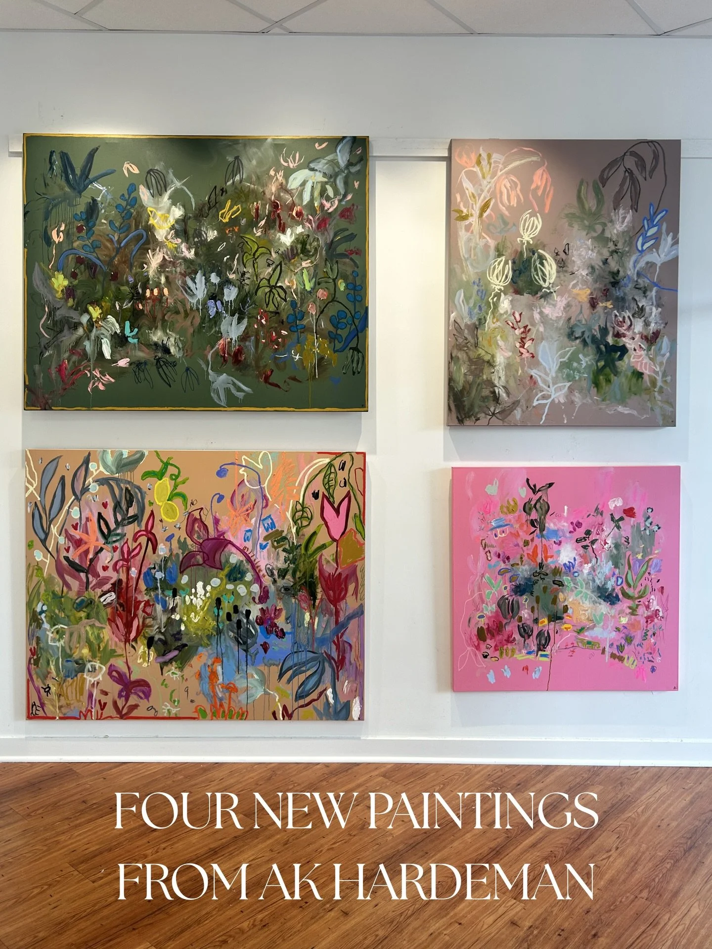 NEW WEEK, NEW ARTWORK ✨

We just released a new collection from AK Hardeman! These four original paintings are the perfect cure to the Monday scaries &mdash; explore all artworks on our website or visit our Atlanta gallery to see AK&rsquo;s paintings